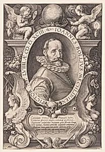 Hans Bol by Hendrick Goltzius