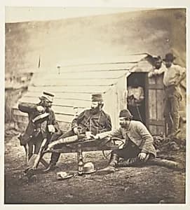 Hardships in the Camp by Roger Fenton