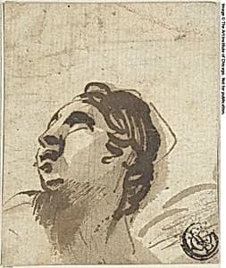 Head by Pier Francesco Mola