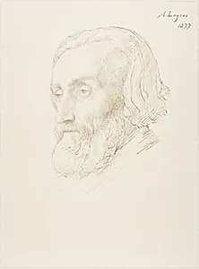 Head of a Man by Alphonse Legros