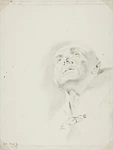 Head of a Priest by Giovanni Battista Piazzetta