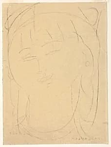 Head of Anatolia by Amedeo Modigliani