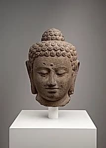 Head of Buddha by Unknown