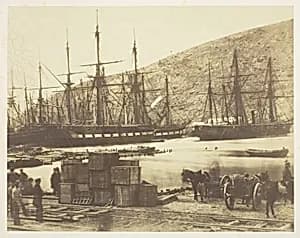 Head of Harbour, Balaklava by Roger Fenton