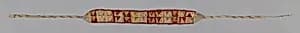 Headband or Belt Fragment by Inca