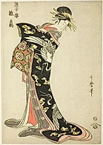 Hinazuru of the Keizetsuro by Kitagawa Utamaro