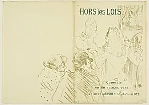 Homage to Molière by Henri de Toulouse-Lautrec