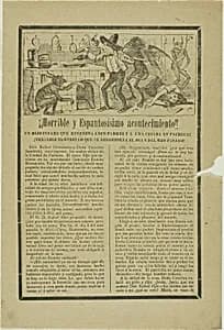 Horrible and Frightening Event! by José Guadalupe Posada