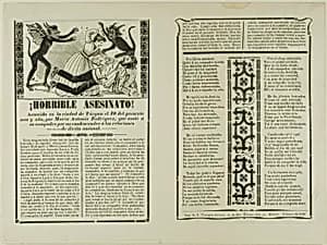 Horrible Murder! by José Guadalupe Posada