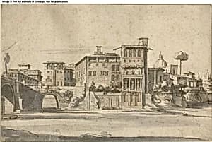 Houses on the Tiber
