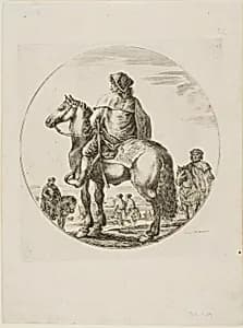 Hungarian Horseman by Stefano della Bella