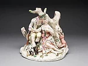 Hunting Couple by Ludwigsburg Porcelain Factory