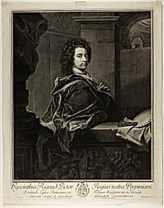Hyacinthe Rigaud by Gérard Edelinck