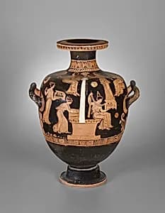 Hydria (Water Jar) by Iliupersis Painter