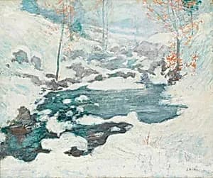 Icebound by John Henry Twachtman