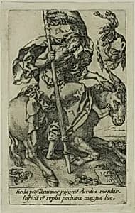 Idleness, from the Vices by Heinrich Aldegrever
