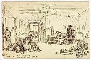 In Ayrshire Dairy by David Octavius Hill