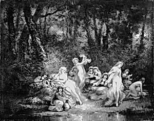 In the Woods by Imitator of Narcisse Virgile Diaz de la Peña
