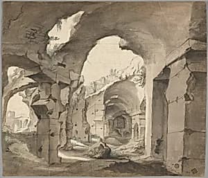 Interior View of the Coliseum by Lodewijk Toeput