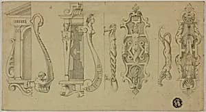 Ironwork Door Knockers by Jacques Androuet du Cerceau, II