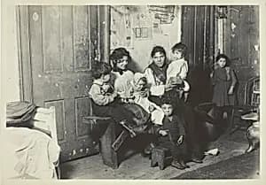 Italian Family, Chicago by Lewis Wickes Hine