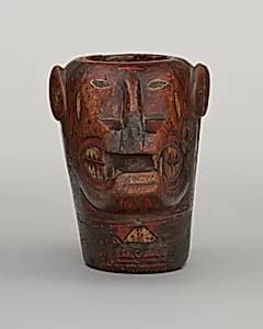 Jaguar Head Kero by Inca