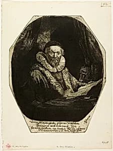 Jan Uytenbogaert by Rembrandt van Rijn