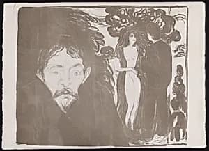 Jealousy by Edvard Munch