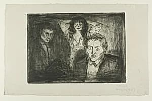 Jealousy by Edvard Munch