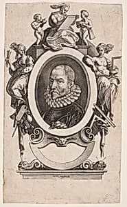 Johannes Stradanus by Hendrick Goltzius