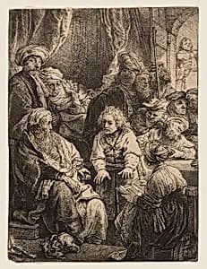 Joseph Telling His Dreams by Rembrandt van Rijn