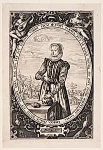 Josina Hamels by Hendrick Goltzius
