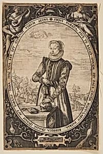 Josina Hamels by Hendrick Goltzius