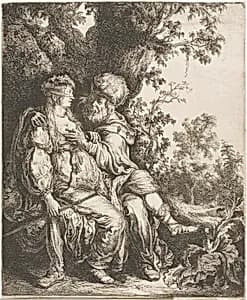 Juda and Thamar by Pieter Lastman