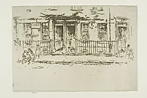 Justice Walk, Chelsea by James McNeill Whistler