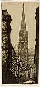 La Flêche, Rouen by Donald Shaw MacLaughlan