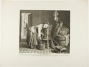 La fontaine (The Fountain) by Charles-Nicholas Cochin, the younger