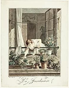 La Jardinière by Jean Baptiste Moret