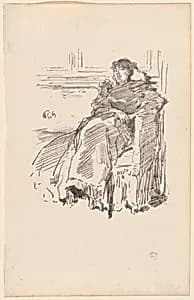 La Robe Rouge by James McNeill Whistler