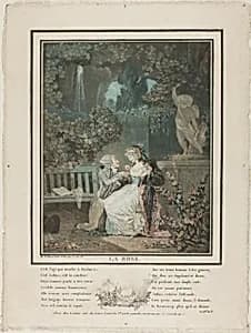 La Rose (The Rose) by Philibert Louis Debucourt