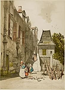 L'Abaye St. Amand, Rouen by Thomas Shotter Boys