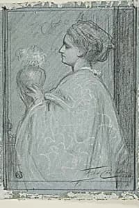 Lady with Vase