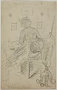 Portrait of William Makepeace Thackeray