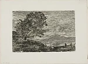 Lake in the Tyrol by Jean Baptiste Camille Corot