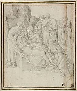 Lamentation by Giorgio Giulio Clovio