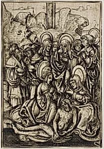 Lamentation Over Christ by Master S