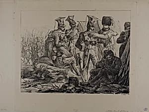 Lancers on Bivouac by Nicolas Toussaint Charlet