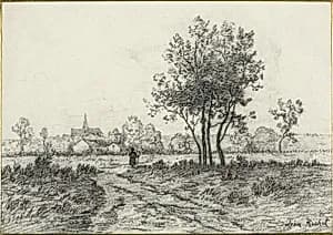 Landscape by Léon Richet