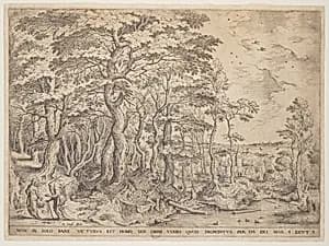 Landscape with Christ