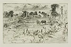 Landscape with Horses by James McNeill Whistler
